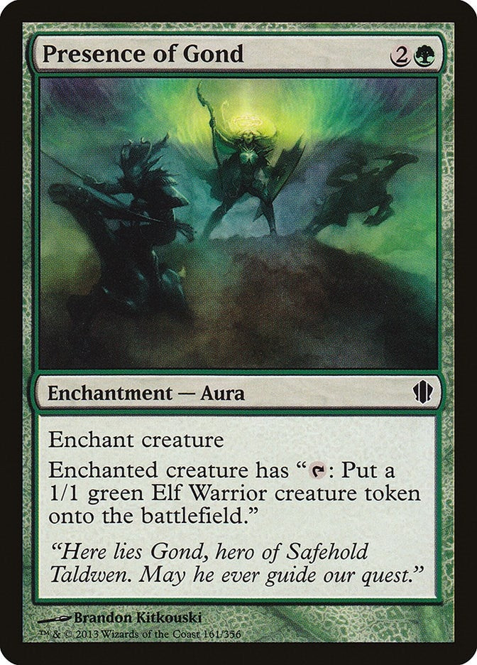 Image for Presence of Gond (Commander 2013) (161) - Magic: The Gathering