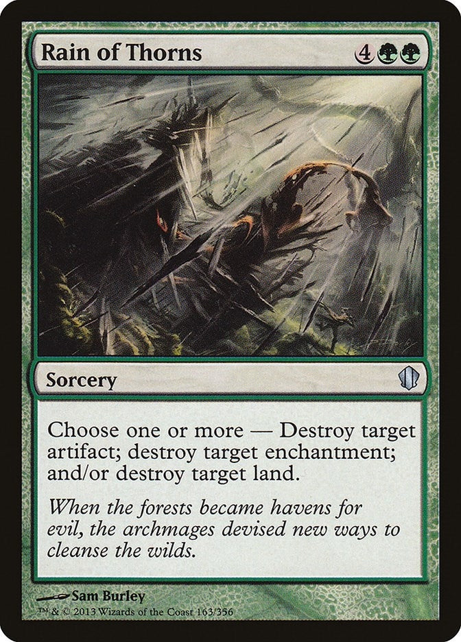 Image for Rain of Thorns (Commander 2013) (163) - Magic: The Gathering
