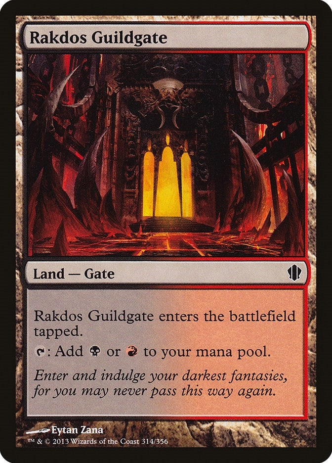 Image for Rakdos Guildgate (Commander 2013) (314) - Magic: The Gathering