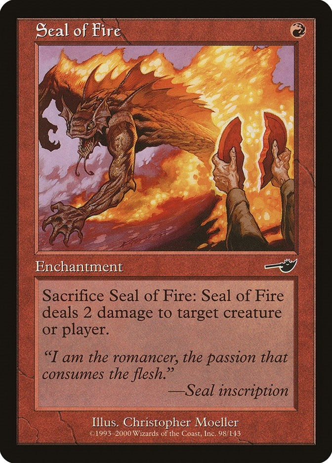 Image for Seal of Fire (Nemesis) (98) - Magic: The Gathering