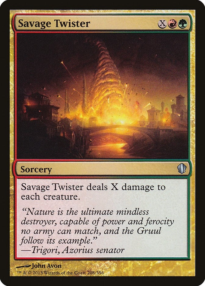 Image for Savage Twister (Commander 2013) (208) - Magic: The Gathering