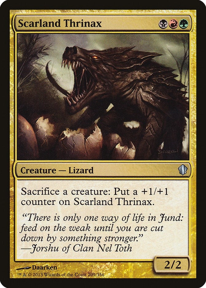 Image for Scarland Thrinax (Commander 2013) (209) - Magic: The Gathering