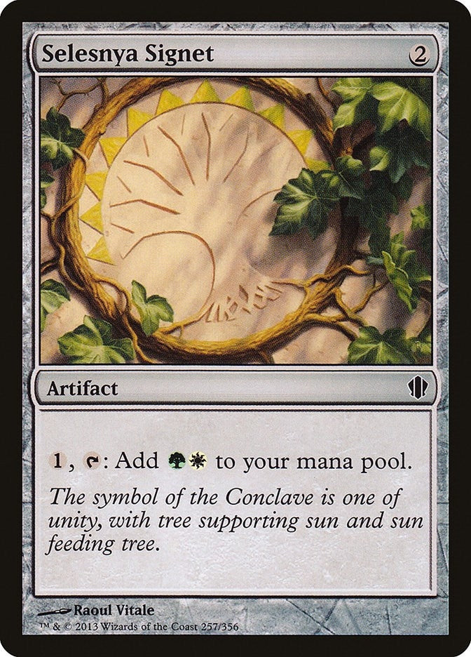 Image for Selesnya Signet (Commander 2013) (257) - Magic: The Gathering