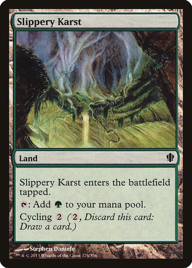 Image for Slippery Karst (Commander 2013) (324) - Magic: The Gathering