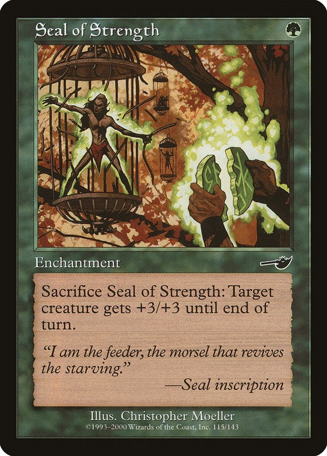 Image for Seal of Strength (Nemesis) (115) - Magic: The Gathering