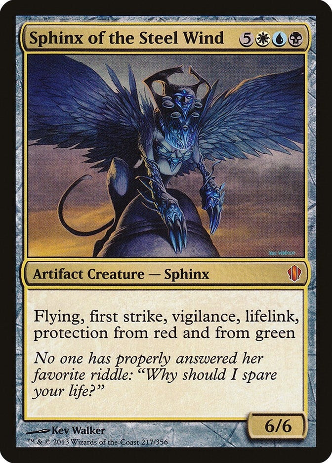 Image for Sphinx of the Steel Wind (Commander 2013) (217) - Magic: The Gathering
