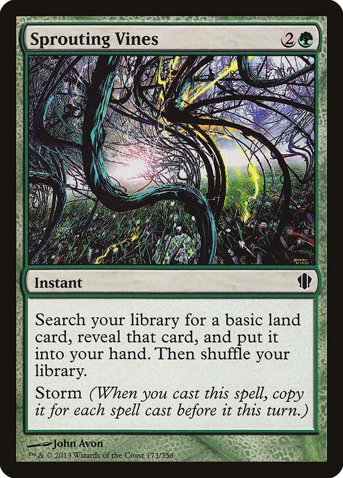 Image for Sprouting Vines (Commander 2013) (173) - Magic: The Gathering