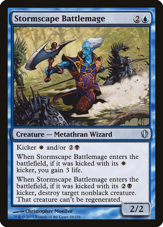Image for Stormscape Battlemage (Commander 2013) (58) - Magic: The Gathering