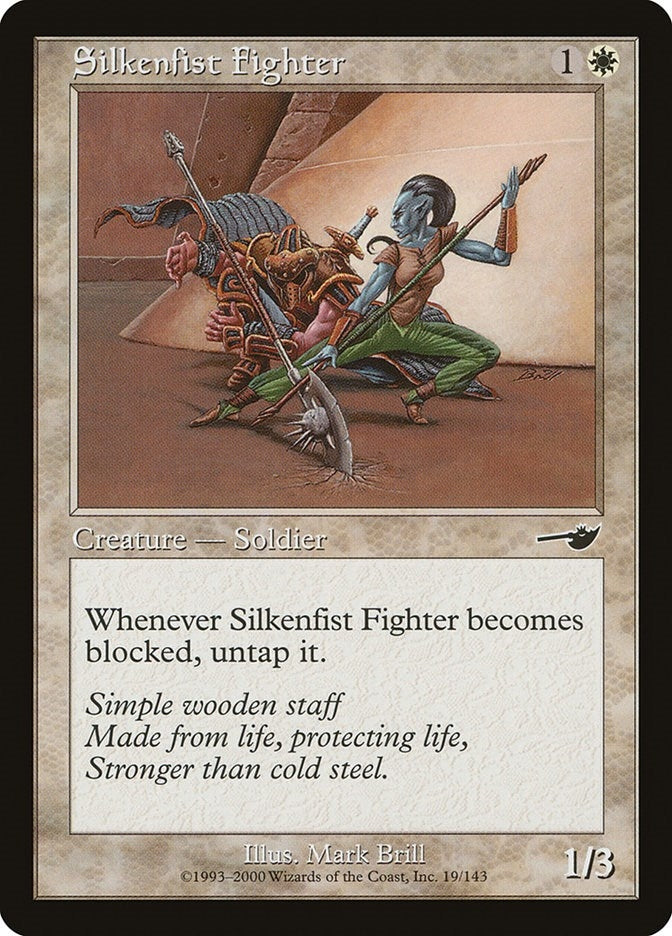 Image for Silkenfist Fighter (Nemesis) (19) - Magic: The Gathering