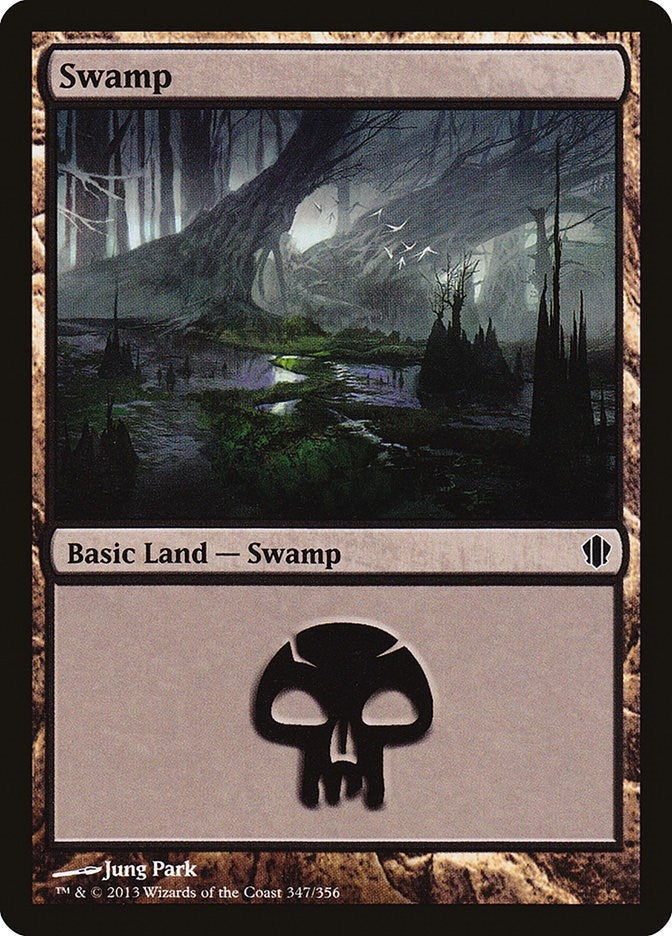 Image for Swamp (347) (Commander 2013) (347) - Magic: The Gathering