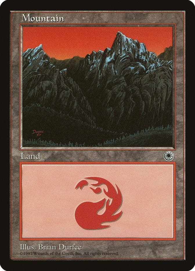 Image for Mountain (Middle Chasm) (Portal) - Magic: The Gathering