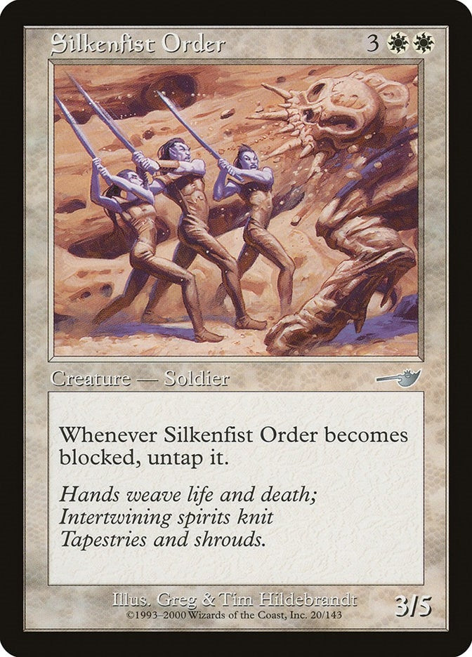 Image for Silkenfist Order (Nemesis) (20) - Magic: The Gathering