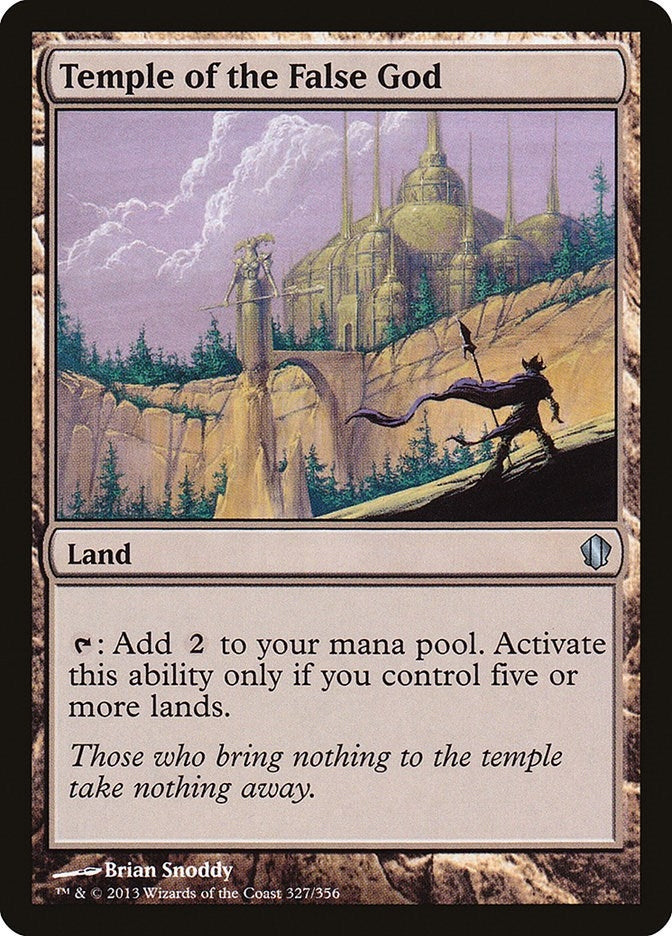 Image for Temple of the False God (Commander 2013) (327) - Magic: The Gathering