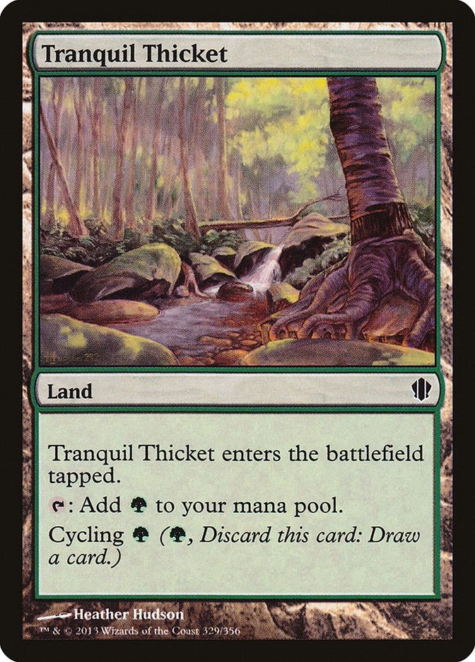 Image for Tranquil Thicket (Commander 2013) (329) - Magic: The Gathering