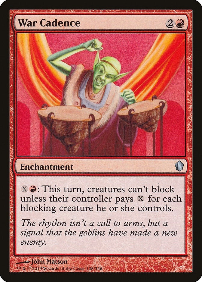 Image for War Cadence (Commander 2013) (128) - Magic: The Gathering