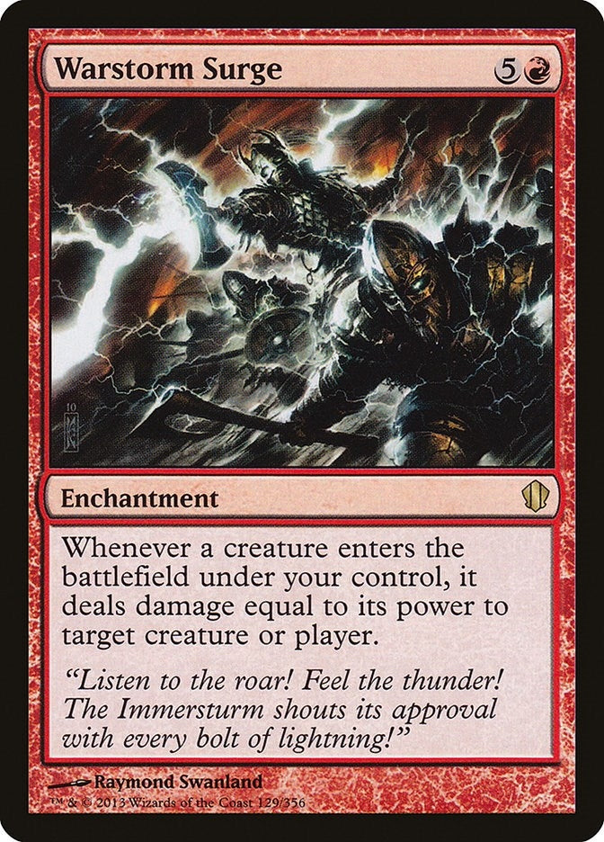 Image for Warstorm Surge (Commander 2013) (129) - Magic: The Gathering