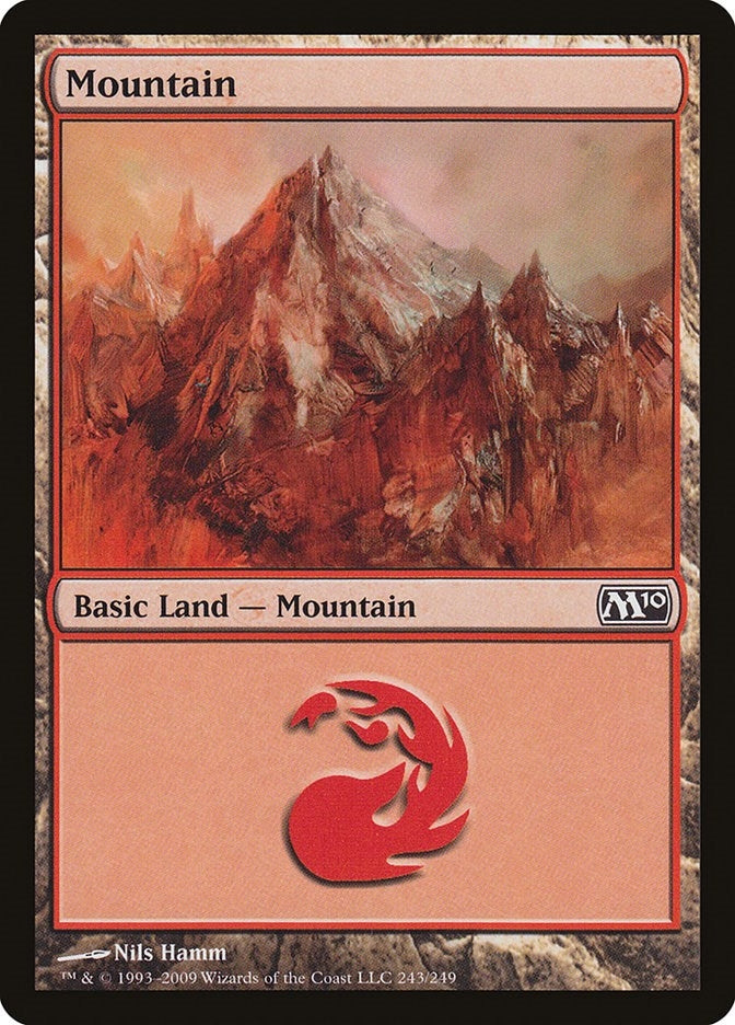 Image for Mountain (243) (Magic 2010 (M10)) (243) - Magic: The Gathering