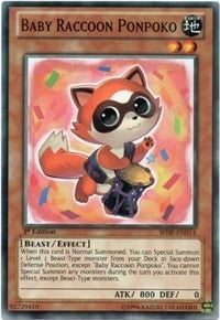 Image for Baby Raccoon Ponpoko (Shadow Specters) (SHSP-EN014) - YuGiOh