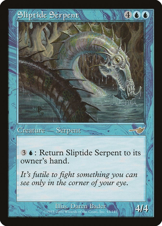 Image for Sliptide Serpent (Nemesis) (43) - Magic: The Gathering