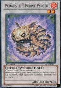 Image for Puralis, the Purple Pyrotile (Shadow Specters) (SHSP-EN057) - YuGiOh