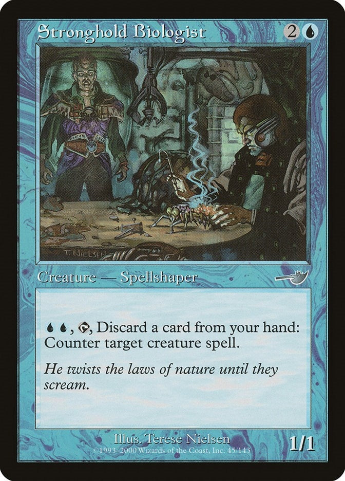 Image for Stronghold Biologist (Nemesis) (45) - Magic: The Gathering