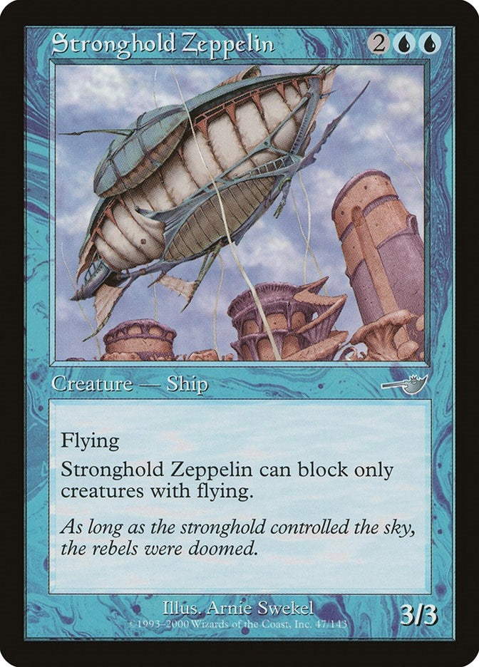 Image for Stronghold Zeppelin (Nemesis) (47) - Magic: The Gathering