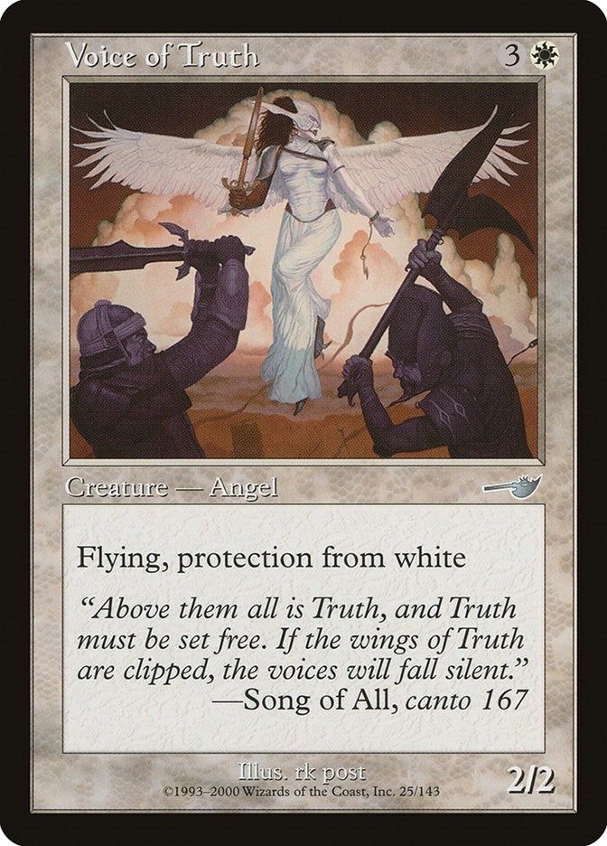 Image for Voice of Truth (Nemesis) (25) - Magic: The Gathering