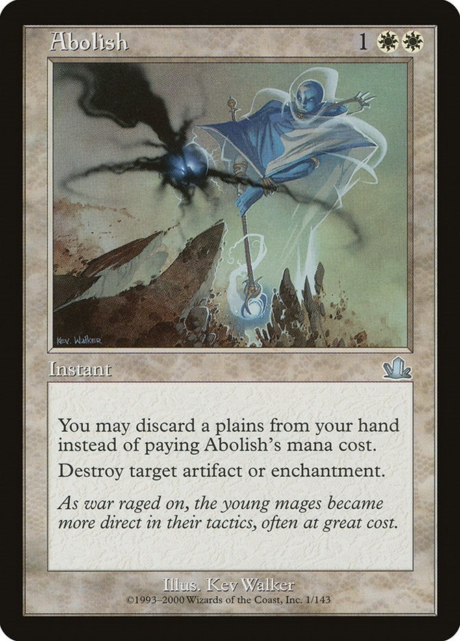 Image for Abolish (Prophecy) (1) - Magic: The Gathering