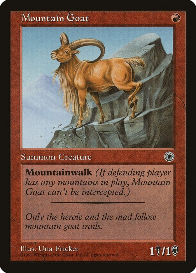 Image for Mountain Goat (Portal) - Magic: The Gathering