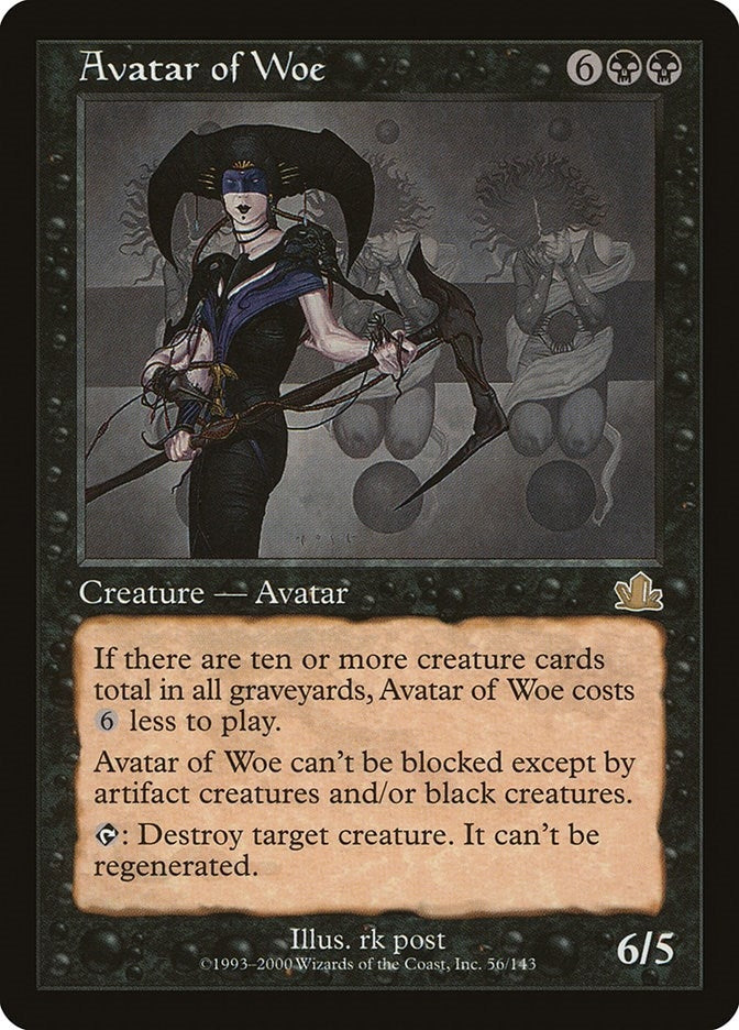 Image for Avatar of Woe (Prophecy) (56) - Magic: The Gathering