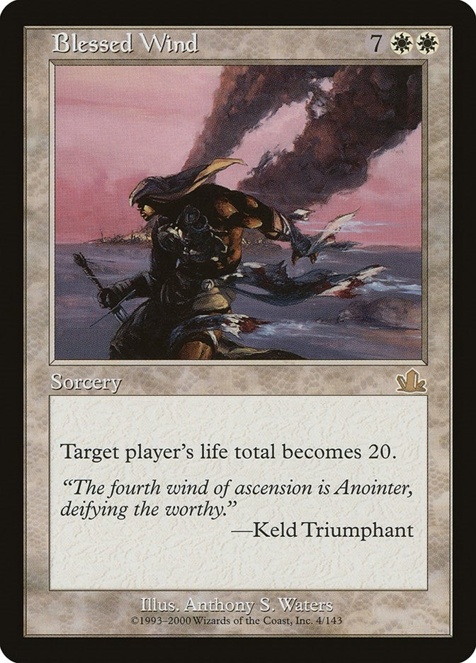 Image for Blessed Wind (Prophecy) (4) - Magic: The Gathering