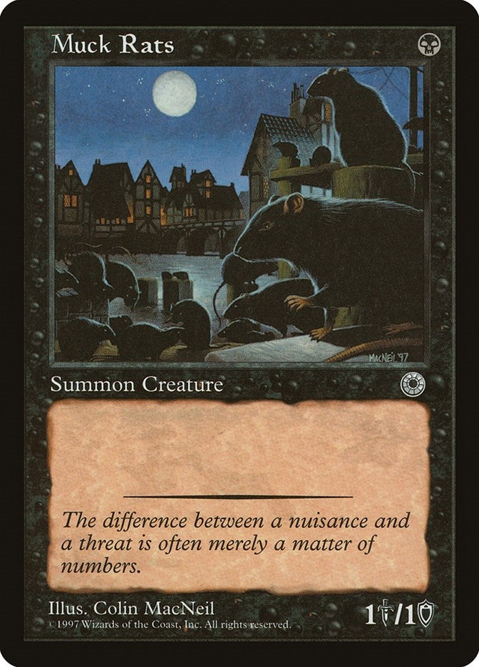 Image for Muck Rats (Portal) - Magic: The Gathering