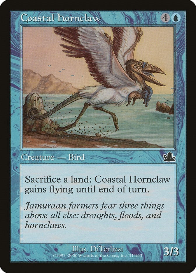 Image for Coastal Hornclaw (Prophecy) (31) - Magic: The Gathering