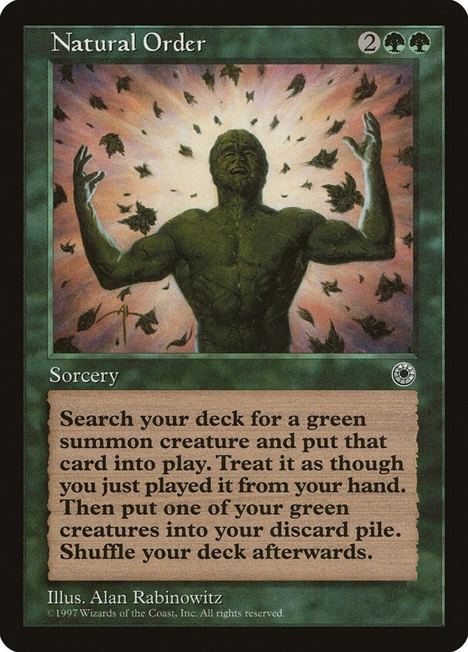 Image for Natural Order (Portal) - Magic: The Gathering