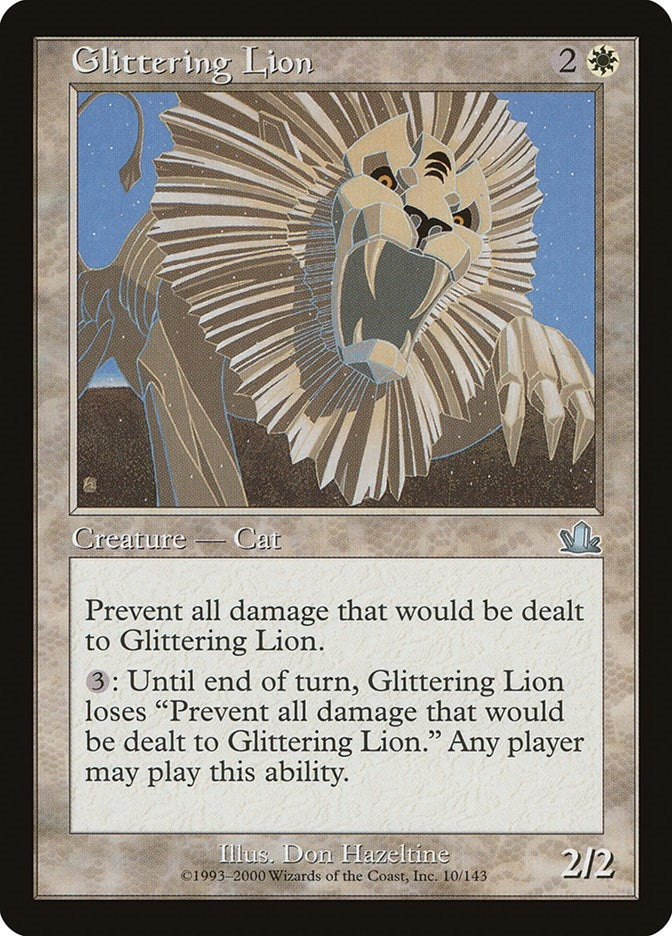 Image for Glittering Lion (Prophecy) (10) - Magic: The Gathering