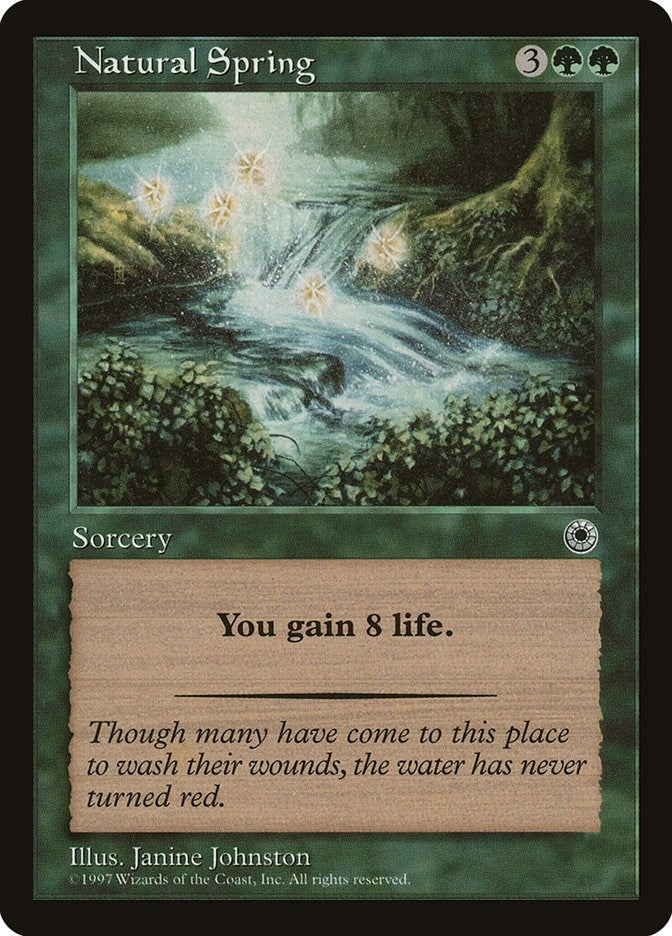 Image for Natural Spring (Portal) - Magic: The Gathering