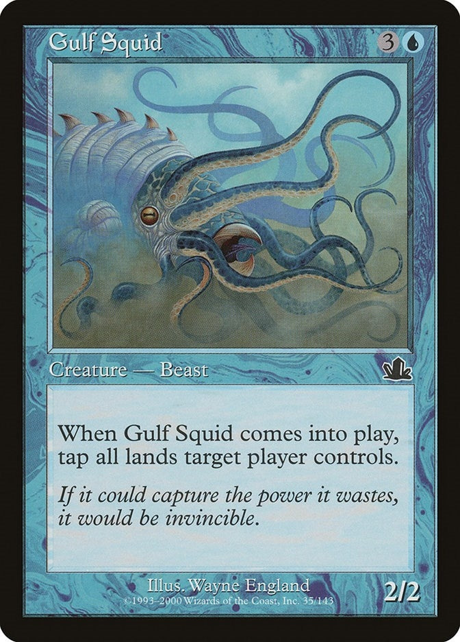 Image for Gulf Squid (Prophecy) (35) - Magic: The Gathering