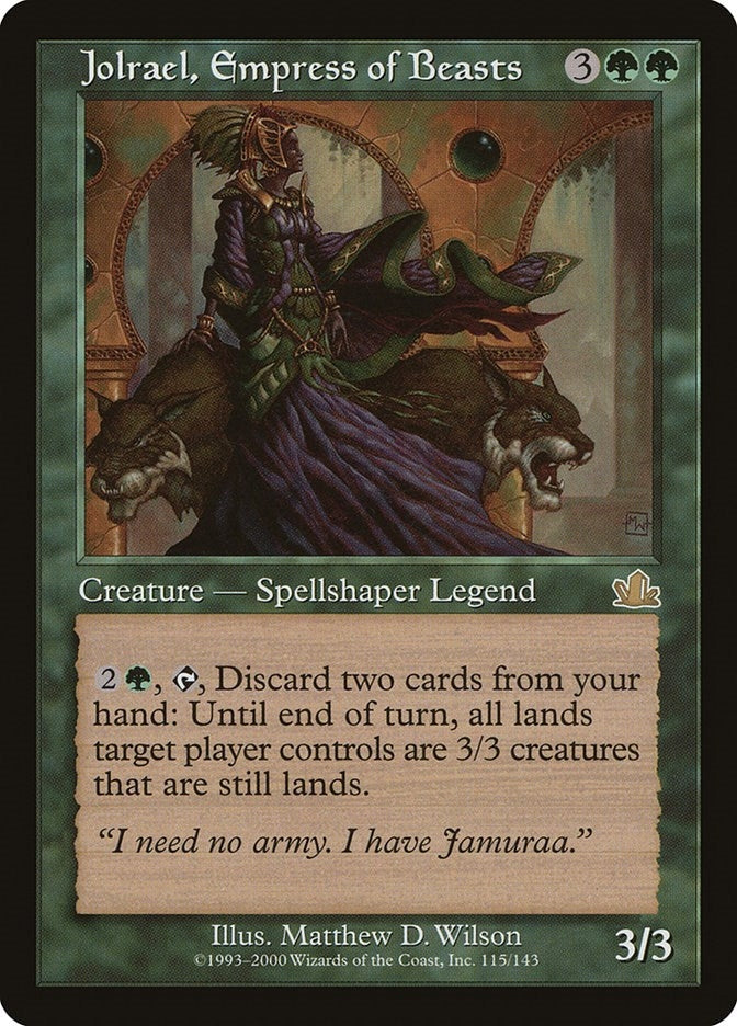 Image for Jolrael, Empress of Beasts (Prophecy) (115) - Magic: The Gathering