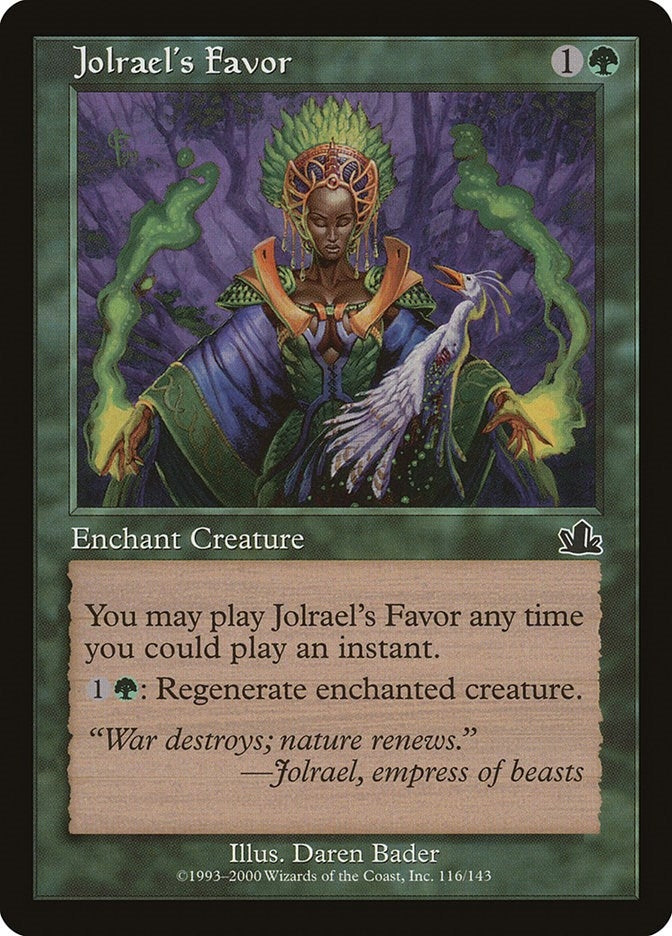 Image for Jolrael's Favor (Prophecy) (116) - Magic: The Gathering