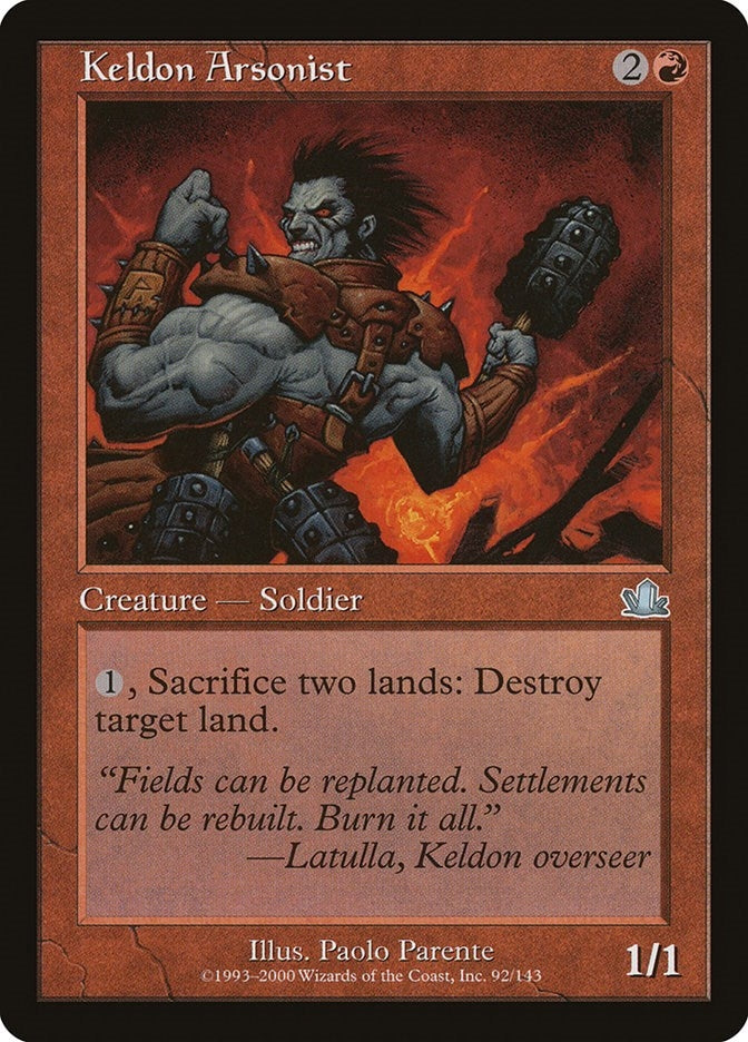 Image for Keldon Arsonist (Prophecy) (92) - Magic: The Gathering