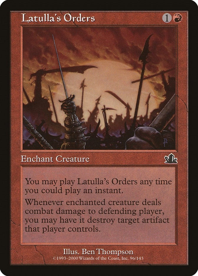 Image for Latulla's Orders (Prophecy) (96) - Magic: The Gathering