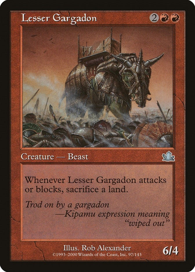 Image for Lesser Gargadon (Prophecy) (97) - Magic: The Gathering