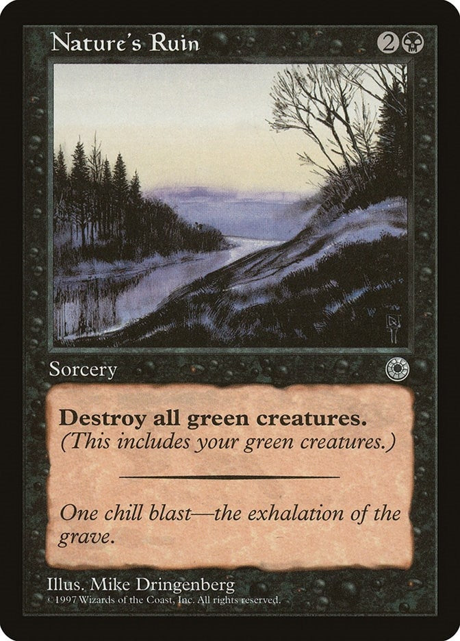 Image for Nature's Ruin (Portal) - Magic: The Gathering