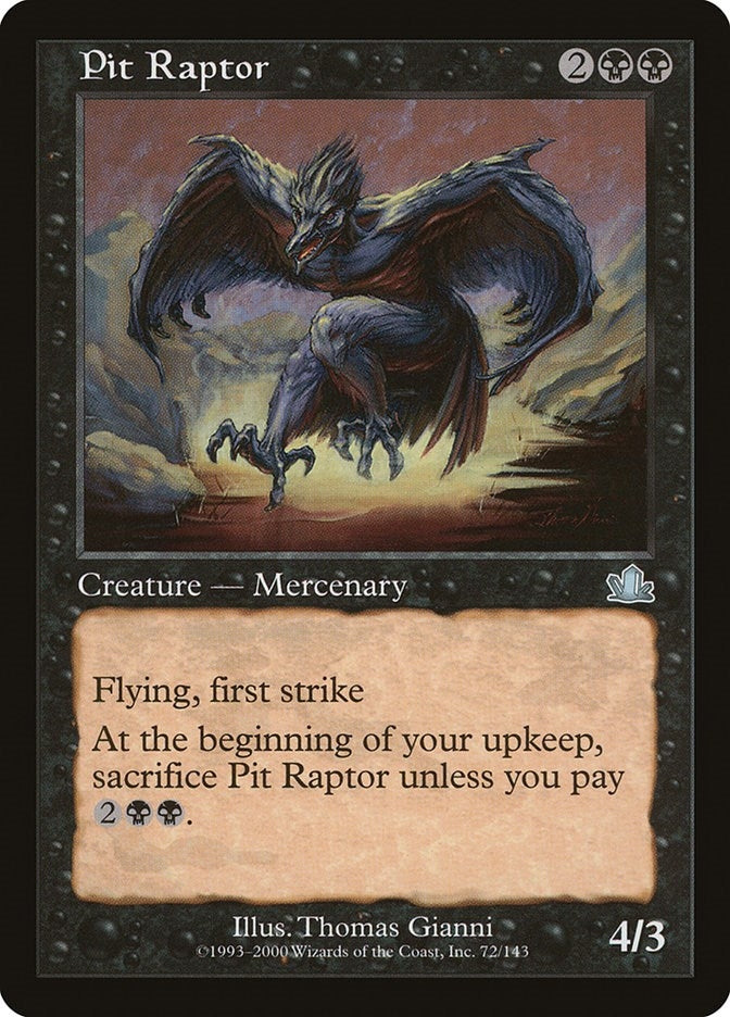 Image for Pit Raptor (Prophecy) (72) - Magic: The Gathering
