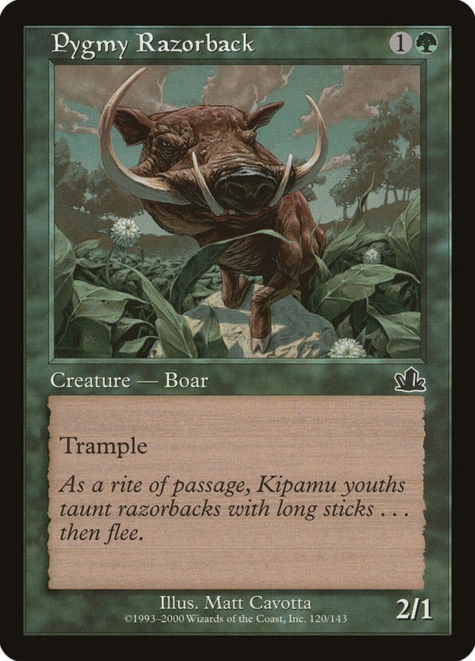 Image for Pygmy Razorback (Prophecy) (120) - Magic: The Gathering