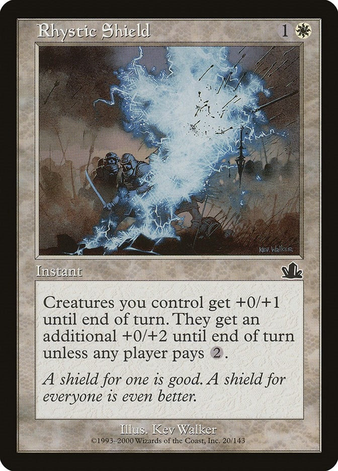 Image for Rhystic Shield (Prophecy) (20) - Magic: The Gathering