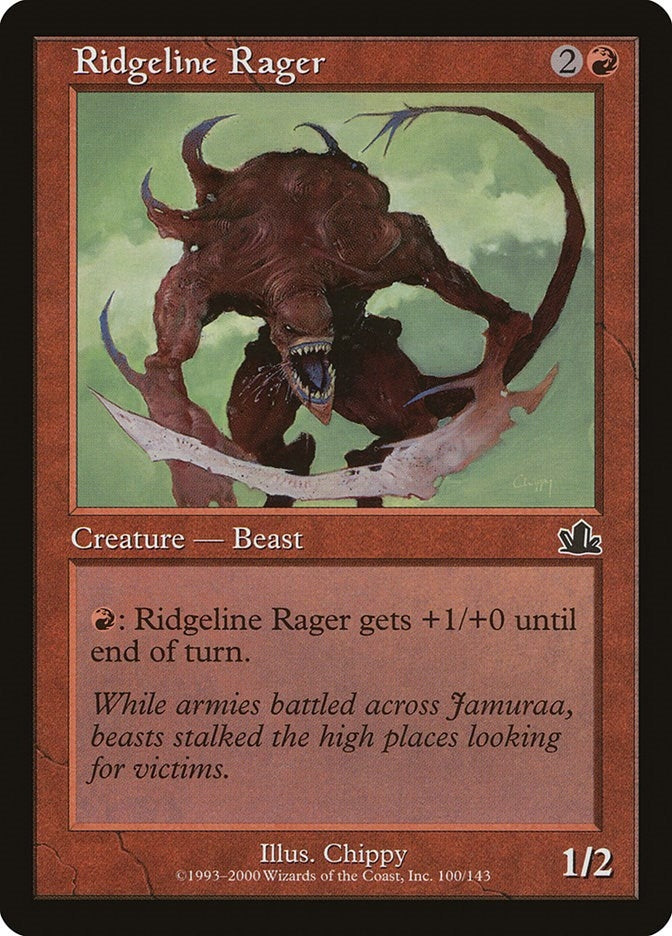 Image for Ridgeline Rager (Prophecy) (100) - Magic: The Gathering