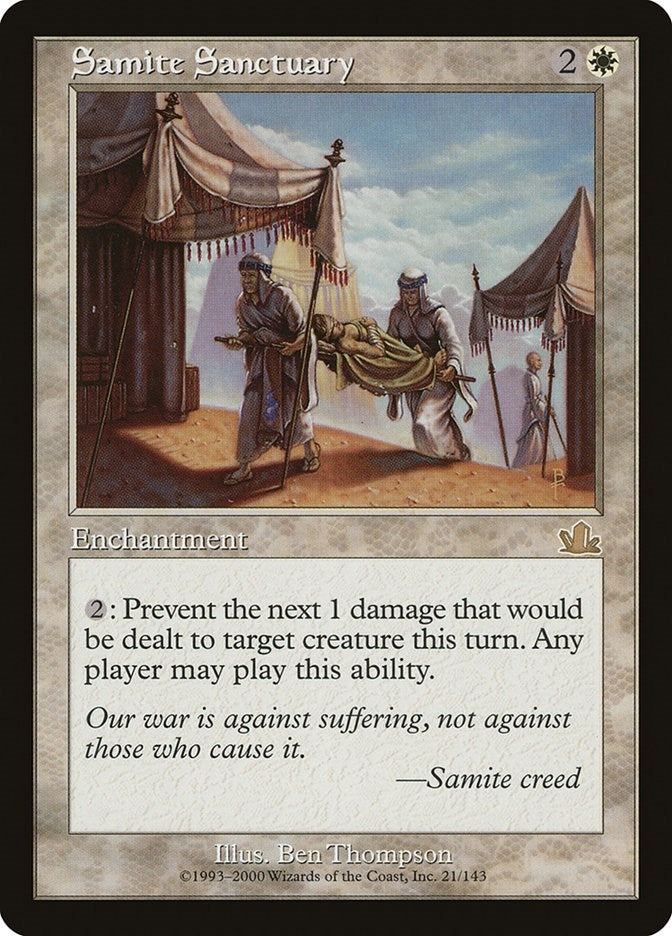 Image for Samite Sanctuary (Prophecy) (21) - Magic: The Gathering