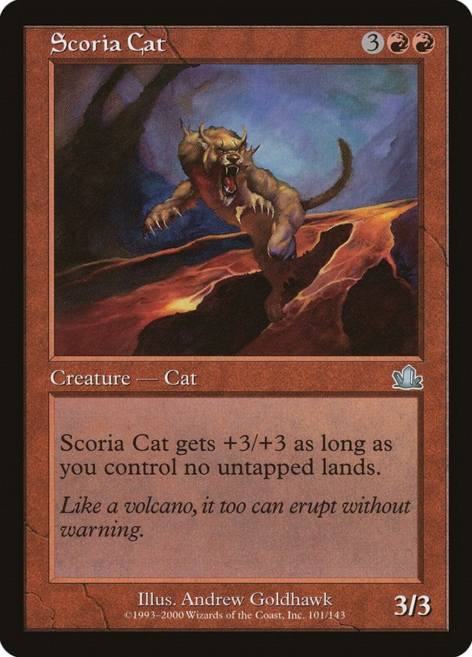 Image for Scoria Cat (Prophecy) (101) - Magic: The Gathering