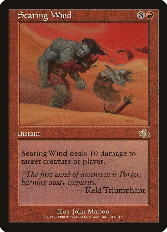 Image for Searing Wind (Prophecy) (103) - Magic: The Gathering